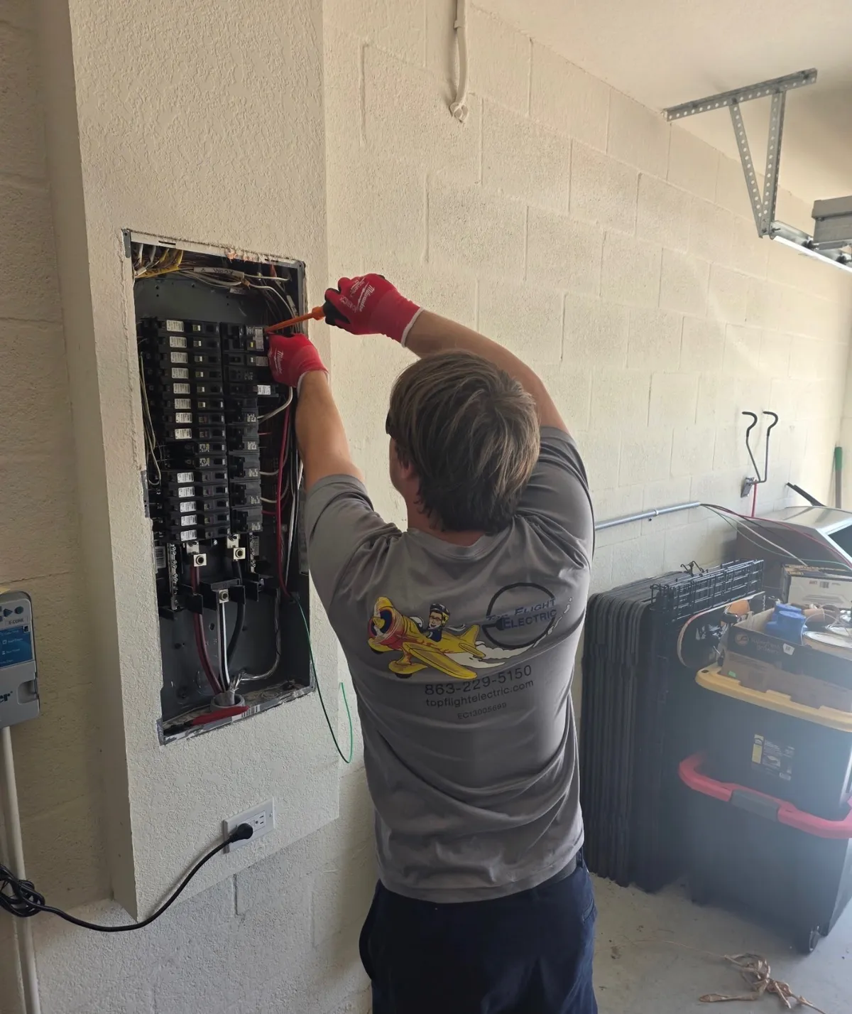 Finished breaker panel upgrade, clean and labeled to code