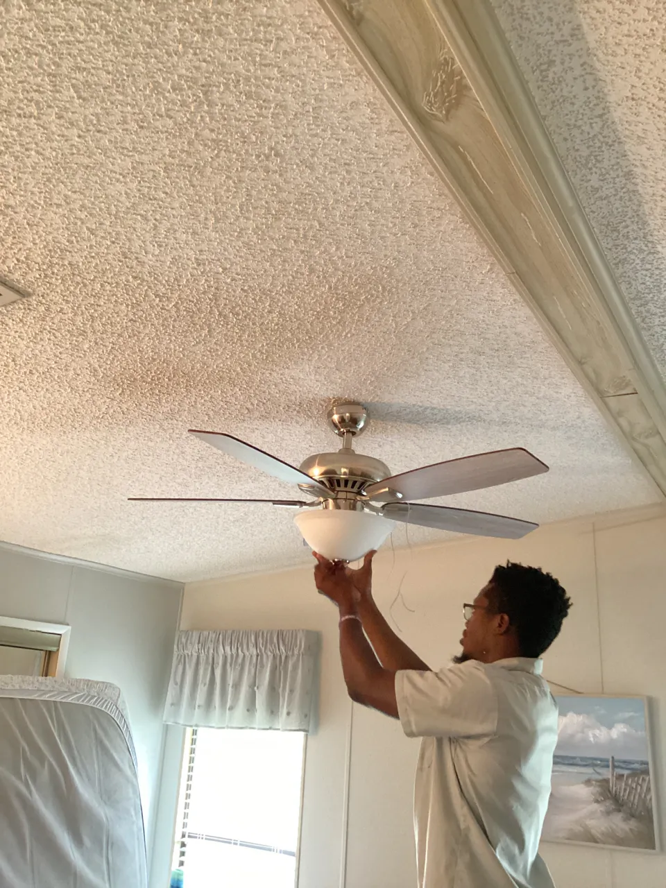 Ceiling fan mounting and wiring — Top Flight Electric