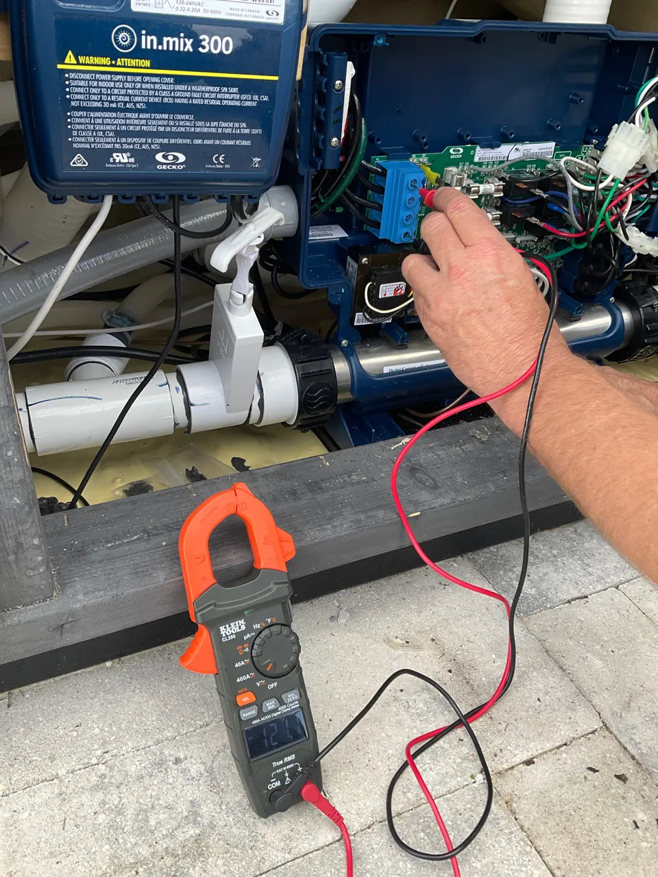 Pool control panel repair — Top Flight Electric